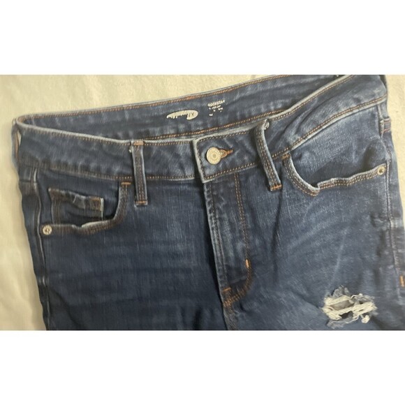 Old Navy Rockstar Teens Super Skinny Dark Denim Jean Size 6 - Picture 3 of 10